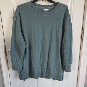 Maurices Women's Teal Crewneck Top